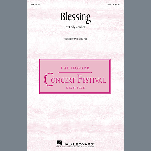 Download Emily Crocker Blessing sheet music and printable PDF music notes