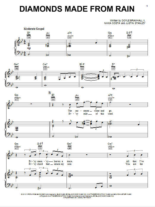 Eric Clapton Diamonds Made From Rain Sheet Music Notes & Chords for Guitar Tab - Download or Print PDF