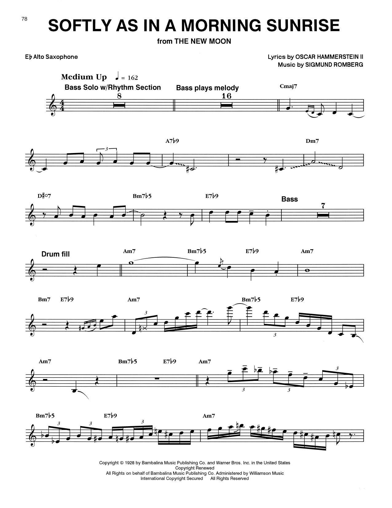 Eric Dolphy Softly As In A Morning Sunrise Sheet Music Notes & Chords for Alto Sax Transcription - Download or Print PDF Eric Dolphy Softly As In A Morning Sunrise Sheet Music Notes & Chords for Alto Sax Transcription - Download or Print PDF