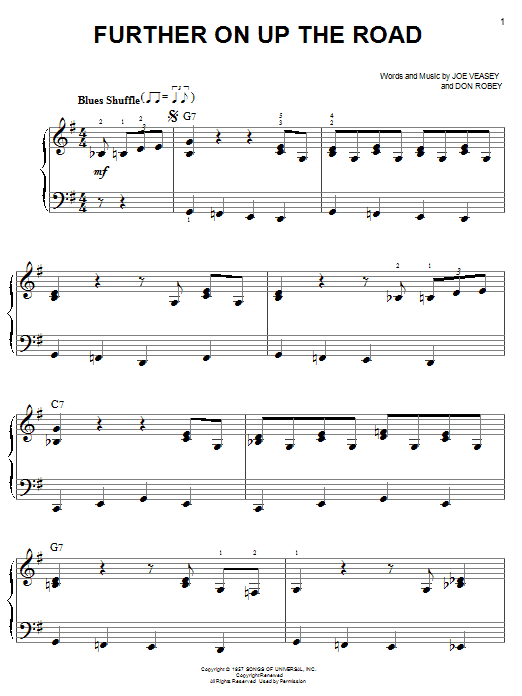 Preview Eric Clapton Further On Up The Road Pop sheet music, notes and chords for Drums Transcription, SKU: 177403 Further On Up The Road sheet music