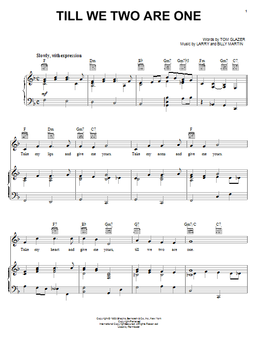 Ernest Tubb Till We Two Are One Sheet Music Notes & Chords for Piano, Vocal & Guitar (Right-Hand Melody) - Download or Print PDF Ernest Tubb Till We Two Are One Sheet Music Notes & Chords for Piano, Vocal & Guitar (Right-Hand Melody) - Download or Print PDF