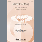 Download Ernie Lijoi Merry Everything (arr. Paul Saccone) sheet music and printable PDF music notes