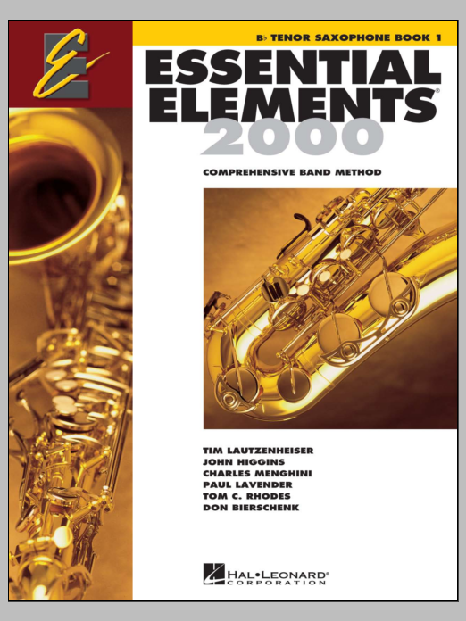 Various Essential Elements 2000 Book 1 For Bb Tenor Saxophone