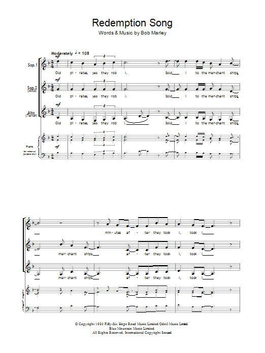 Eternal Redemption Song (arr. Barrie Carson Turner) Sheet Music Notes & Chords for SSA - Download or Print PDF