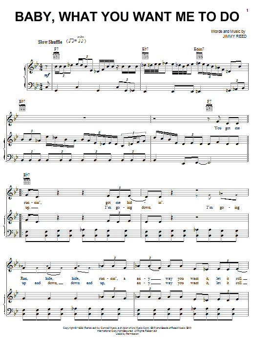 Etta James Baby, What You Want Me To Do Sheet Music Notes & Chords for Trumpet - Download or Print PDF
