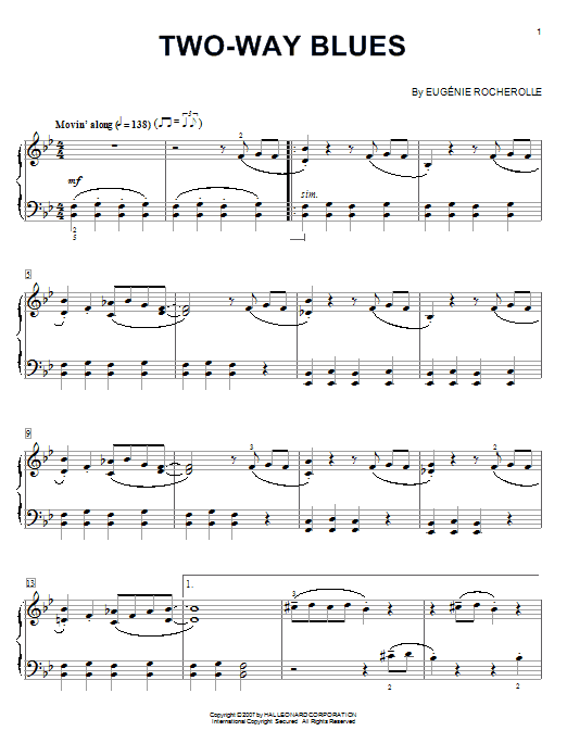 Two-Way Blues sheet music