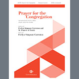 Download Evelyn Simpson-Curenton Prayer For The Congregation sheet music and printable PDF music notes