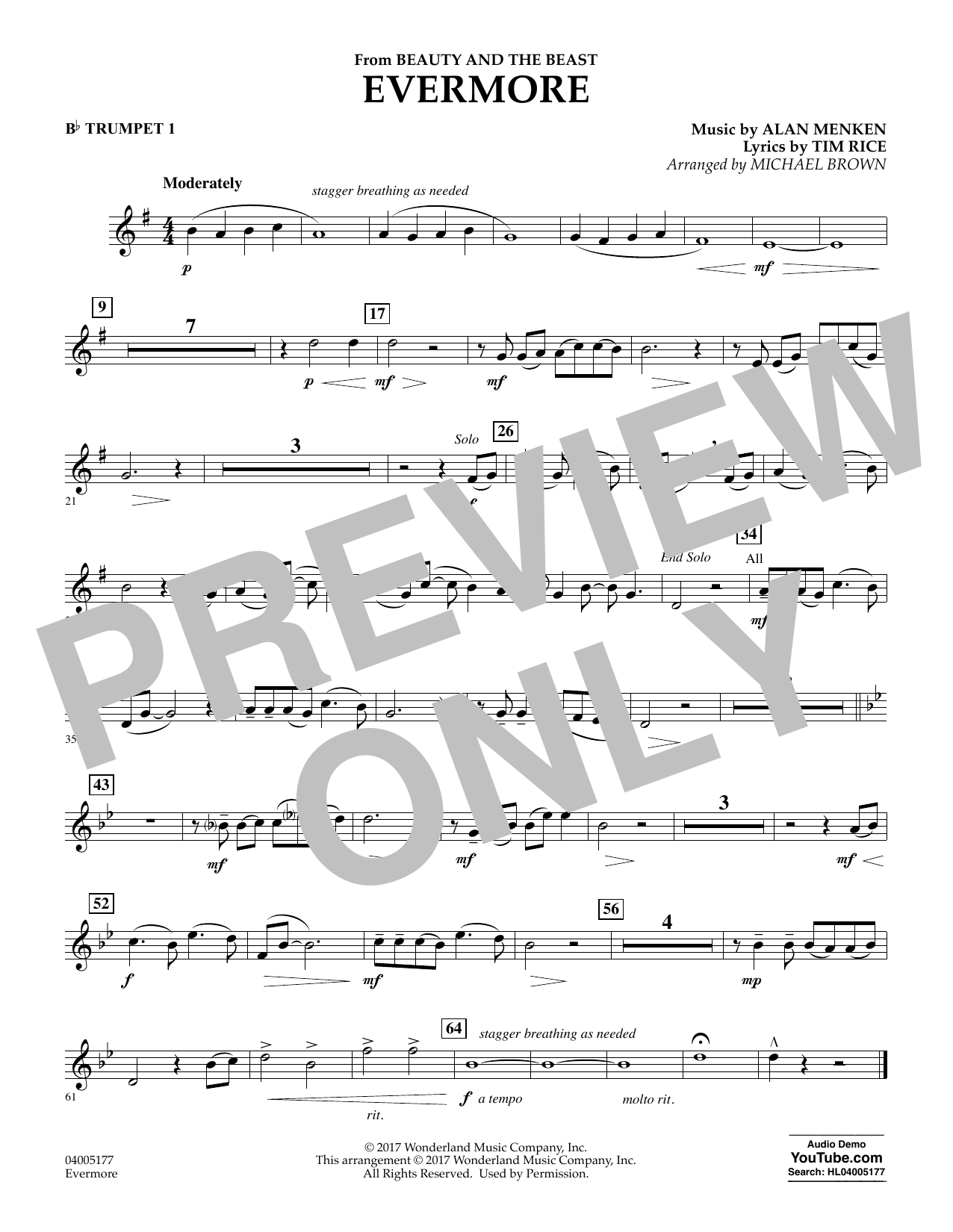 Evermore Beauty And The Beast Score