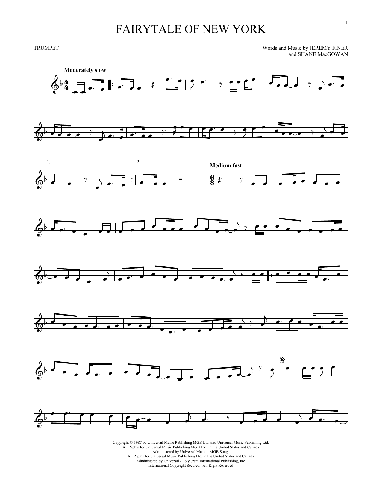 Preview Kirsty MacColl Fairytale Of New York Rock sheet music, notes and chords for Piano, Vocal & Guitar (Right-Hand Melody), SKU: 19118 sheet music, piano notes, chords, guitar tabs, score, transpose, transcribe, how to play, guide, download, learn, tutorial, progression, song, artist, awards, billboard, mtv, vh1, tour, single, album, release