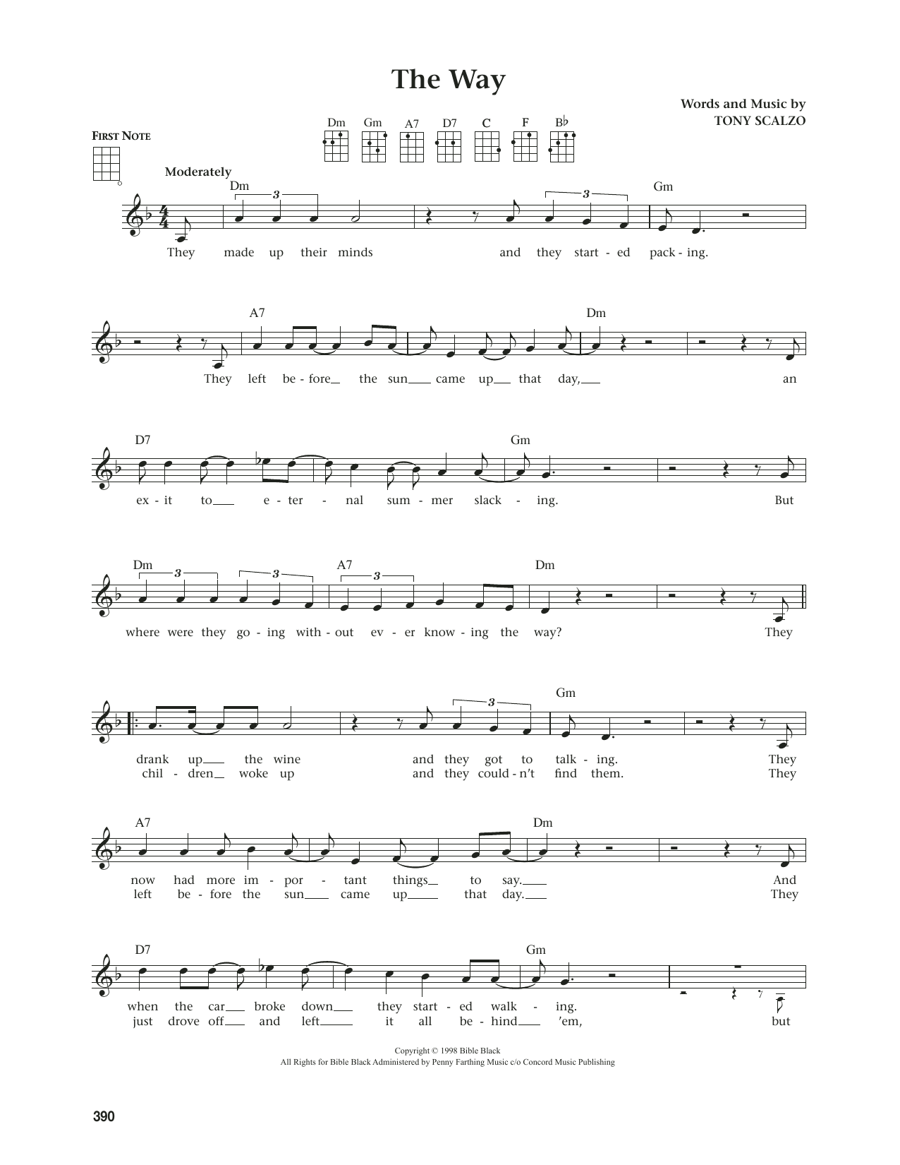 Fastball The Way (from The Daily Ukulele) (arr. Jim Beloff) Sheet Music Notes & Chords for Ukulele - Download or Print PDF