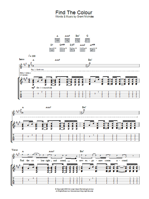 Feeder Find The Colour Sheet Music Notes & Chords for Guitar Tab - Download or Print PDF Feeder Find The Colour Sheet Music Notes & Chords for Guitar Tab - Download or Print PDF