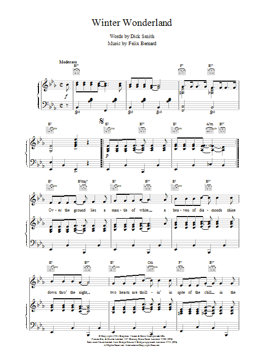 Felix Bernard Winter Wonderland Sheet Music Notes & Chords for Ukulele - Download or Print PDF