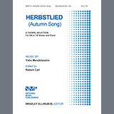 Download Felix Mendelssohn Herbstlied (Autumn Song) (SA or TB Choir) sheet music and printable PDF music notes