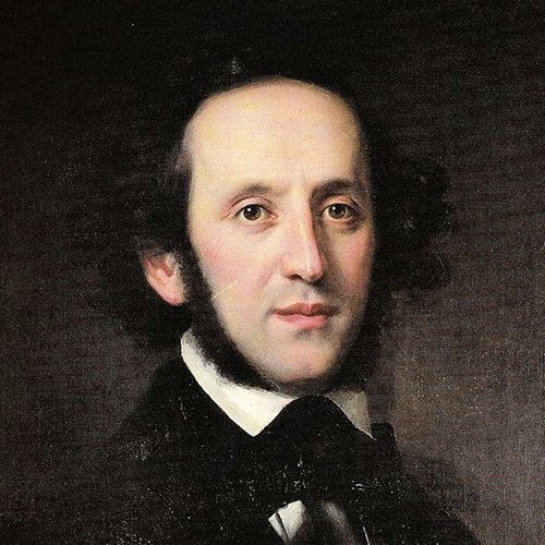 Felix Mendelssohn, Spring Song, from Songs Without Words, Op.62, Melody Line & Chords