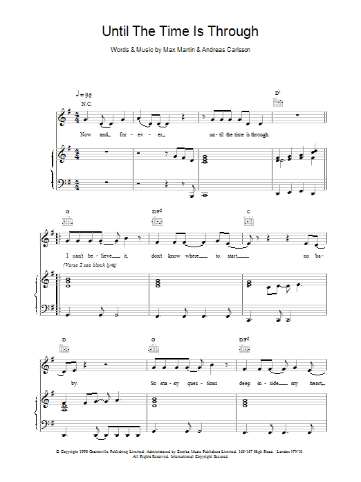 Five Until The Time Is Through Sheet Music Notes & Chords for Piano, Vocal & Guitar - Download or Print PDF Five Until The Time Is Through Sheet Music Notes & Chords for Piano, Vocal & Guitar - Download or Print PDF