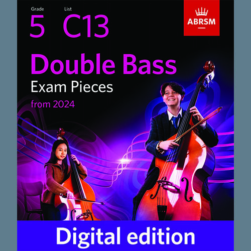Florence Anna Maunders, Boogie in the Bazaar (Grade 5, C13, from the ABRSM Double Bass Syllabus from 2024), String Bass Solo
