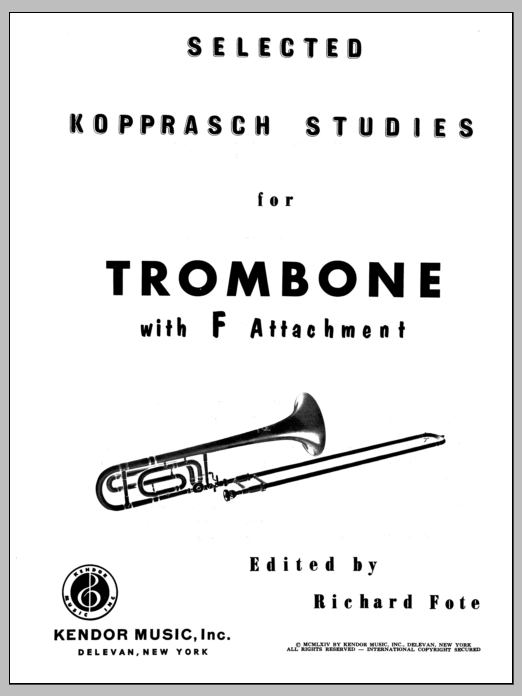 Selected Kopprasch Studies sheet music