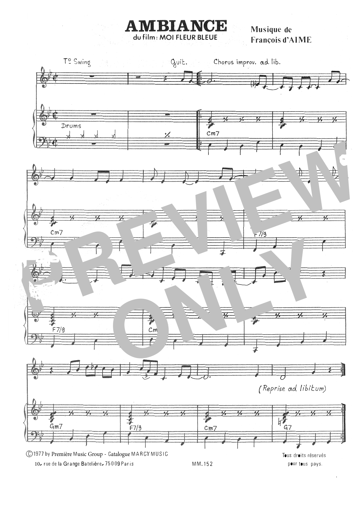 François d'Aime Ambiance Sheet Music Notes & Chords for Solo Guitar - Download or Print PDF