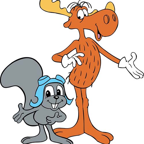 Frank Comstock, Rocky & Bullwinkle, Piano, Vocal & Guitar (Right-Hand Melody)
