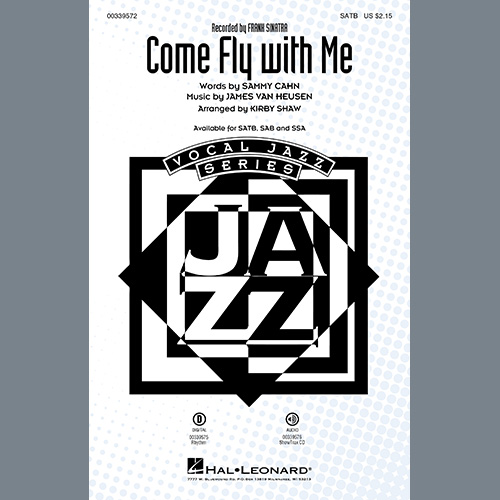 Frank Sinatra, Come Fly With Me (arr. Kirby Shaw), SAB Choir