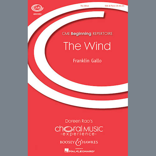 Franklin Gallo, The Wind, SSA