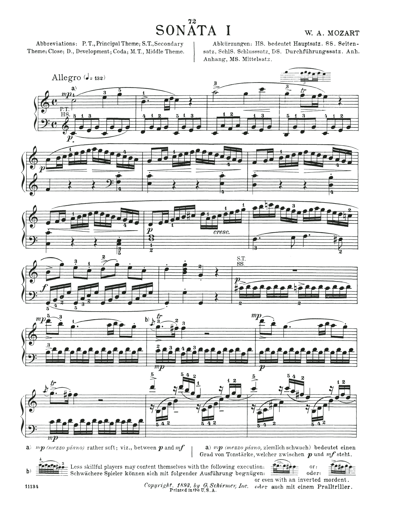 Franz Joseph Haydn Sonata In C Major, Hob. XVI: 35 Sheet Music Notes & Chords for Piano Solo - Download or Print PDF
