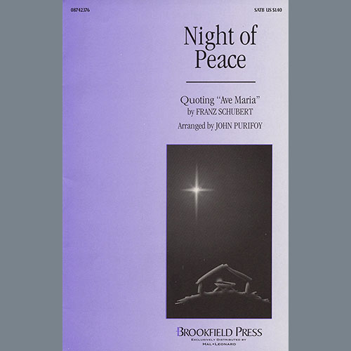 Franz Schubert, Night Of Peace (arr. John Purifoy), SATB Choir