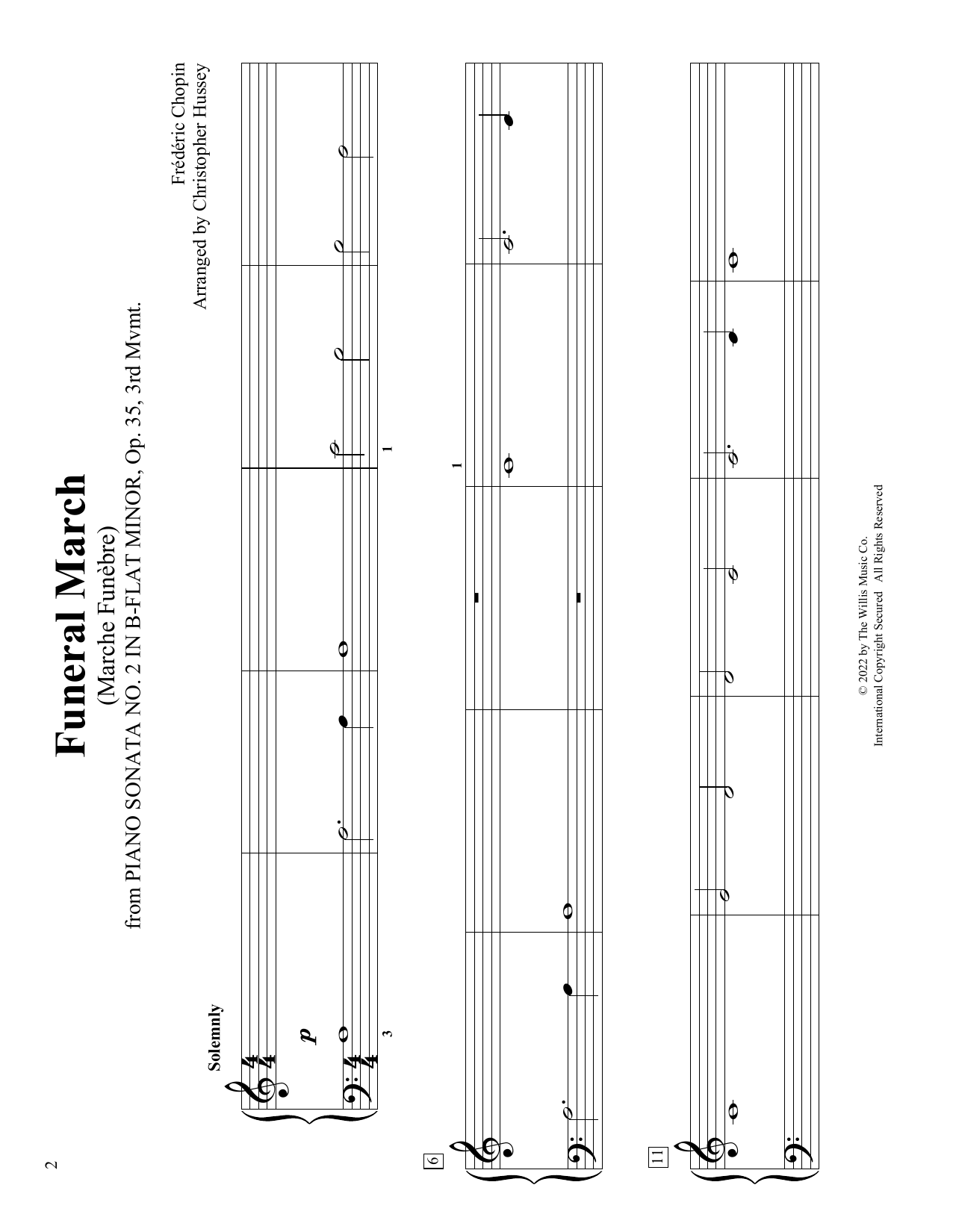 Frederic Chopin Funeral March (Marche Funebre), Op. 35 (arr. Christopher Hussey) Sheet Music Notes & Chords for Educational Piano - Download or Print PDF