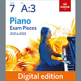 Download G. P. Telemann Vivace (Grade 7, list A3, from the ABRSM Piano Syllabus 2021 & 2022) sheet music and printable PDF music notes