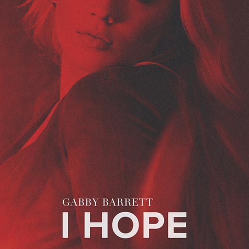 Gabby Barrett, I Hope, Big Note Piano