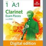 Download Gaetano Donizetti Senti! La danza invitaci (Grade 1 List A1 from the ABRSM Clarinet syllabus from 2022) sheet music and printable PDF music notes