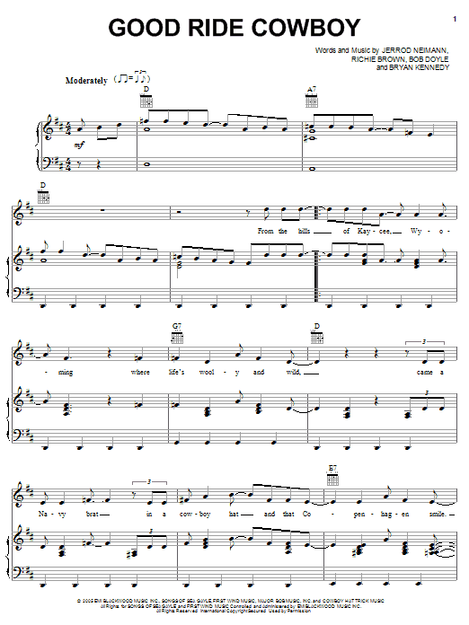 Garth Brooks Good Ride Cowboy Sheet Music Notes & Chords for Easy Guitar Tab - Download or Print PDF