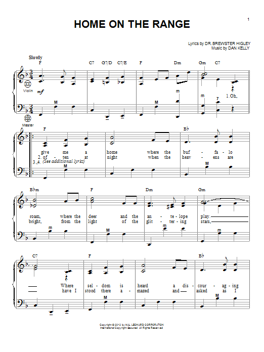 Gary Meisner Home On The Range Sheet Music Notes & Chords for Accordion - Download or Print PDF