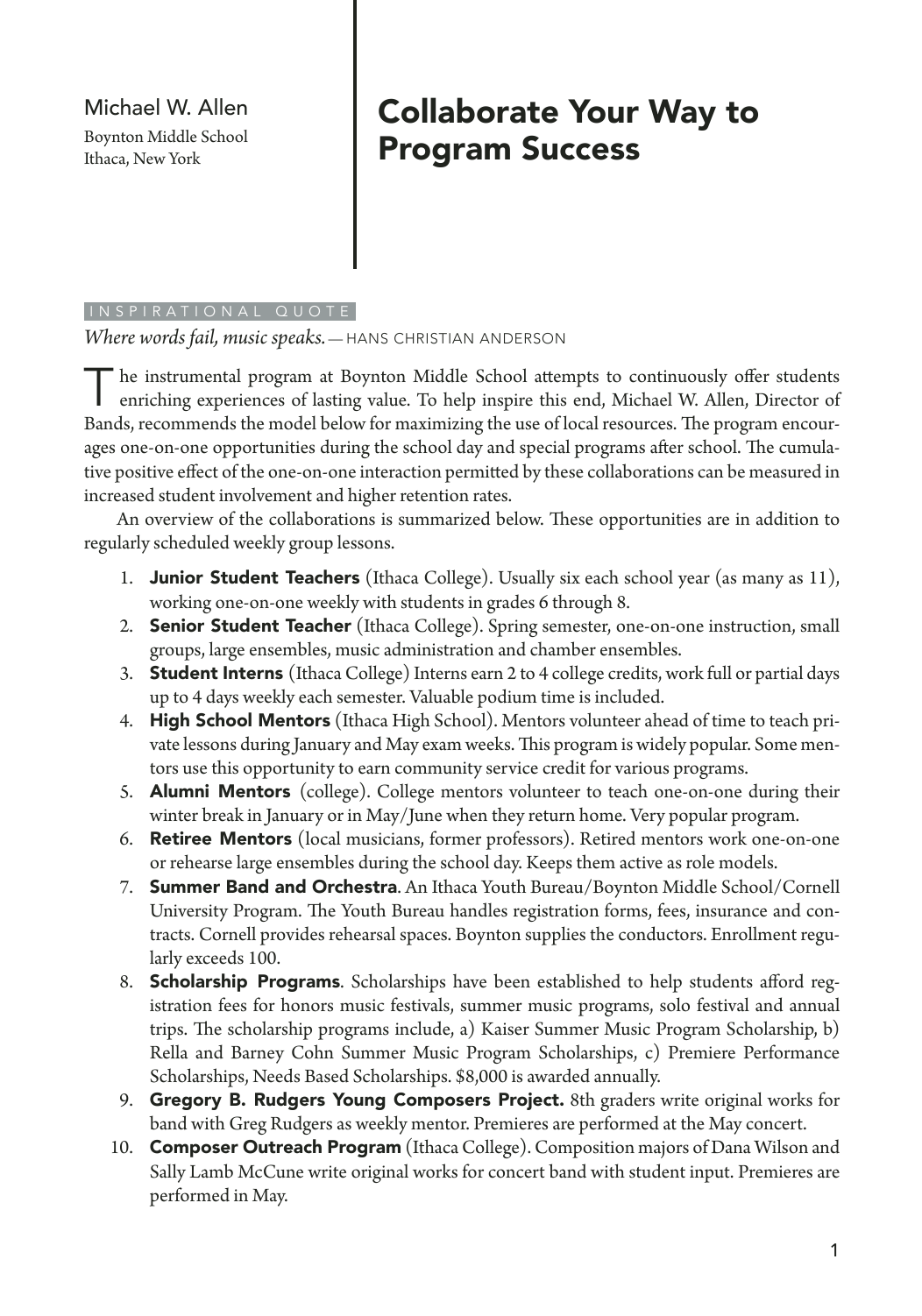 Gary Stith The Conductor's Companion: 100 Rehearsal Techniques, Imaginative Ideas, Quotes, and Facts Sheet Music Notes & Chords for Instrumental Method - Download or Print PDF