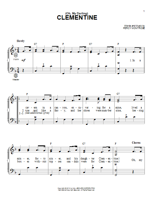 Gary Meisner Oh My Darling Clementine Sheet Music Download Pdf Score 928 Gary Meisner Oh My Darling Clementine Sheet Music Download Pdf Score 928