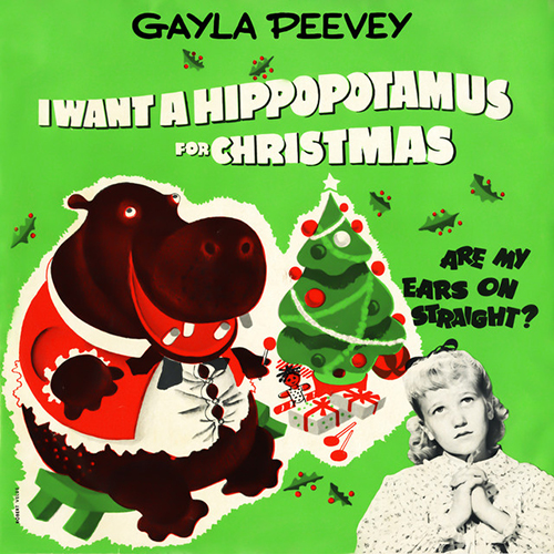 Gayla Peevey, I Want A Hippopotamus For Christmas (Hippo The Hero) (arr. Brittany McCorriston), Very Beginner Piano