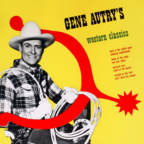 Gene Autry, Twilight On The Trail, Piano, Vocal & Guitar (Right-Hand Melody)