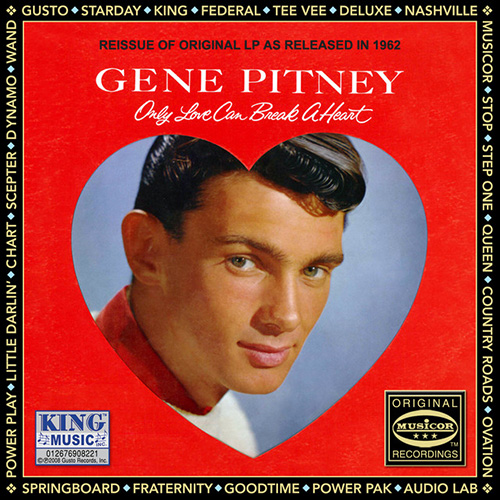 Gene Pitney, Only Love Can Break A Heart, Lead Sheet / Fake Book