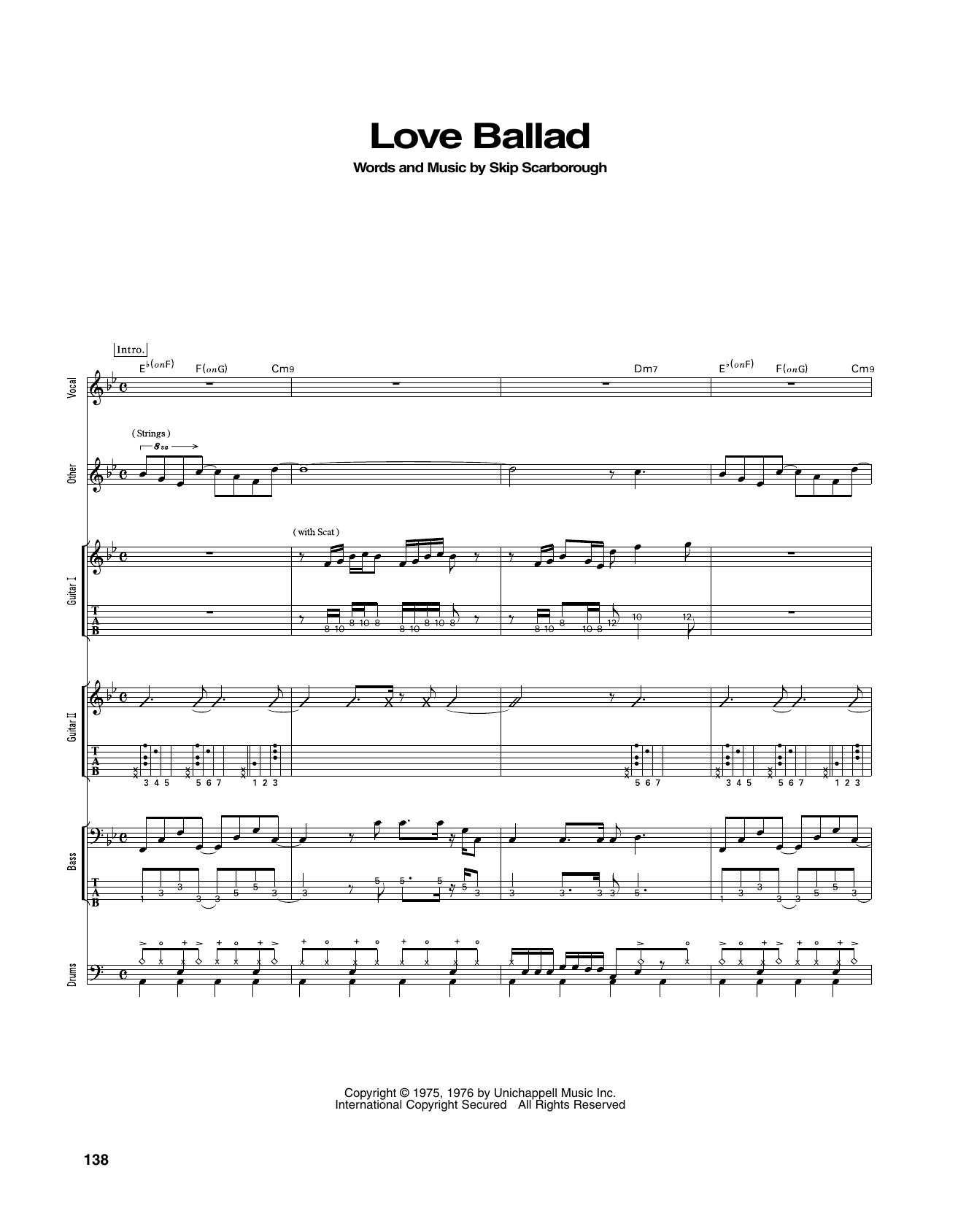 George Benson Love Ballad Sheet Music Notes & Chords for Transcribed Score - Download or Print PDF