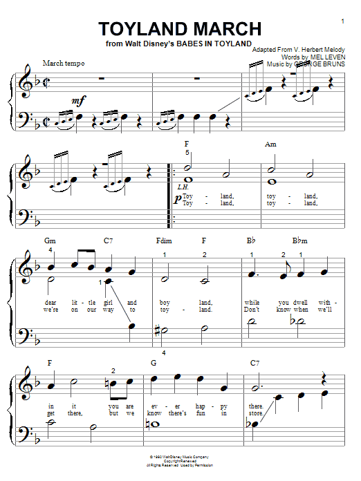 Mel Leven Toyland March Sheet Music Notes & Chords for Tenor Saxophone - Download or Print PDF