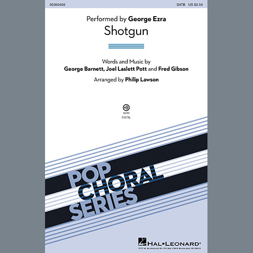 George Ezra, Shotgun (arr. Philip Lawson), SATB Choir