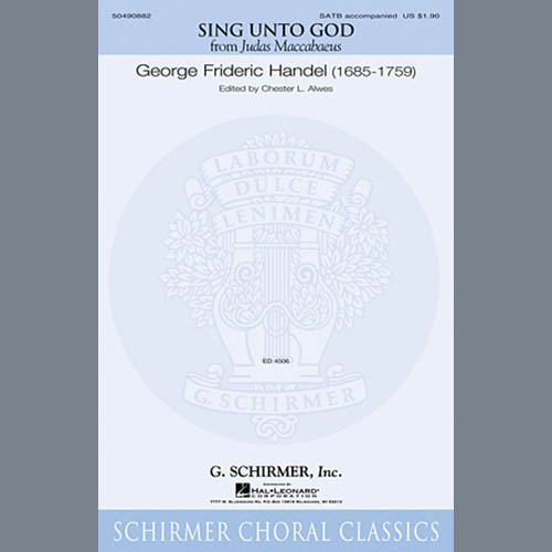 George Frideric Handel, Sing Unto God, SATB