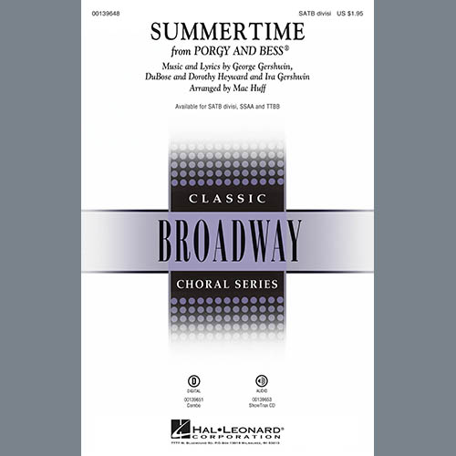 George Gershwin, Summertime - Flute, Choral Instrumental Pak