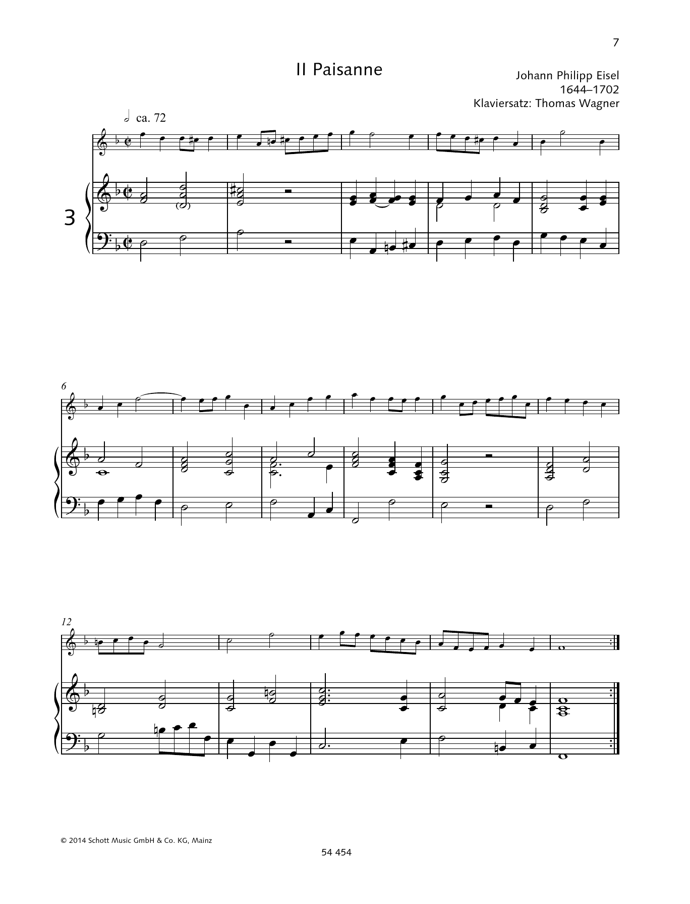 Il Paisanne sheet music