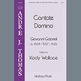Download Giovanni Gabrieli Cantate Domino sheet music and printable PDF music notes