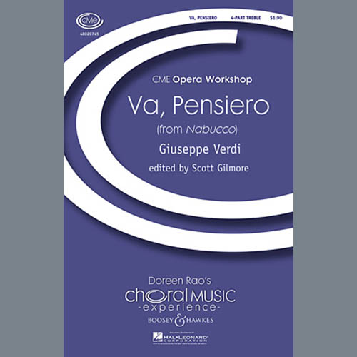 Download Giuseppe Verdi Va, Pensiero sheet music and printable PDF music notes