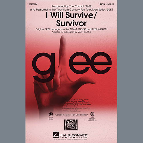 Glee Cast, I Will Survive/Survivor (arr. Mark Brymer) - Baritone Sax, Choir Instrumental Pak