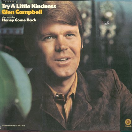 Glen Campbell Glen Campbell, Honey Come Back, Piano, Vocal & Guitar (Right-Hand Melody)