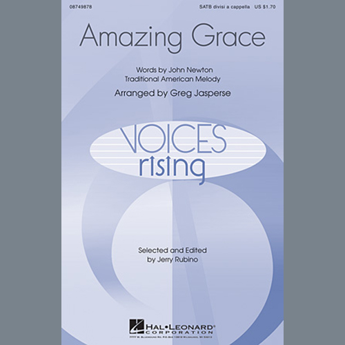 Greg Jasperse, Amazing Grace, SATB