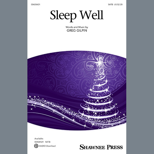 Download Greg Gilpin Sleep Well sheet music and printable PDF music notes